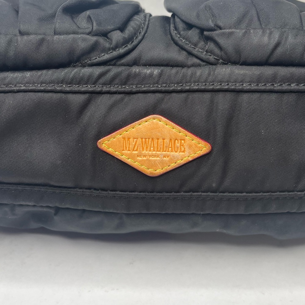 MZ Wallace Mia Paige Bedford Black Messenger Shoulder Bag - Picture 7 of 12